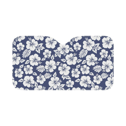 Hibiscus Pattern Print Design HB012 Car Sun Shade-JorJune