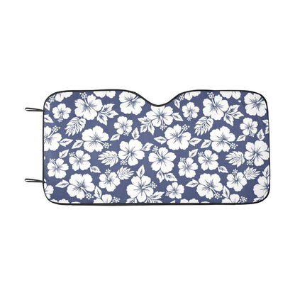 Hibiscus Pattern Print Design HB012 Car Sun Shade-JorJune
