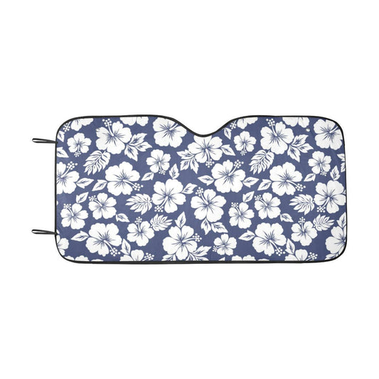 Hibiscus Pattern Print Design HB012 Car Sun Shade-JorJune