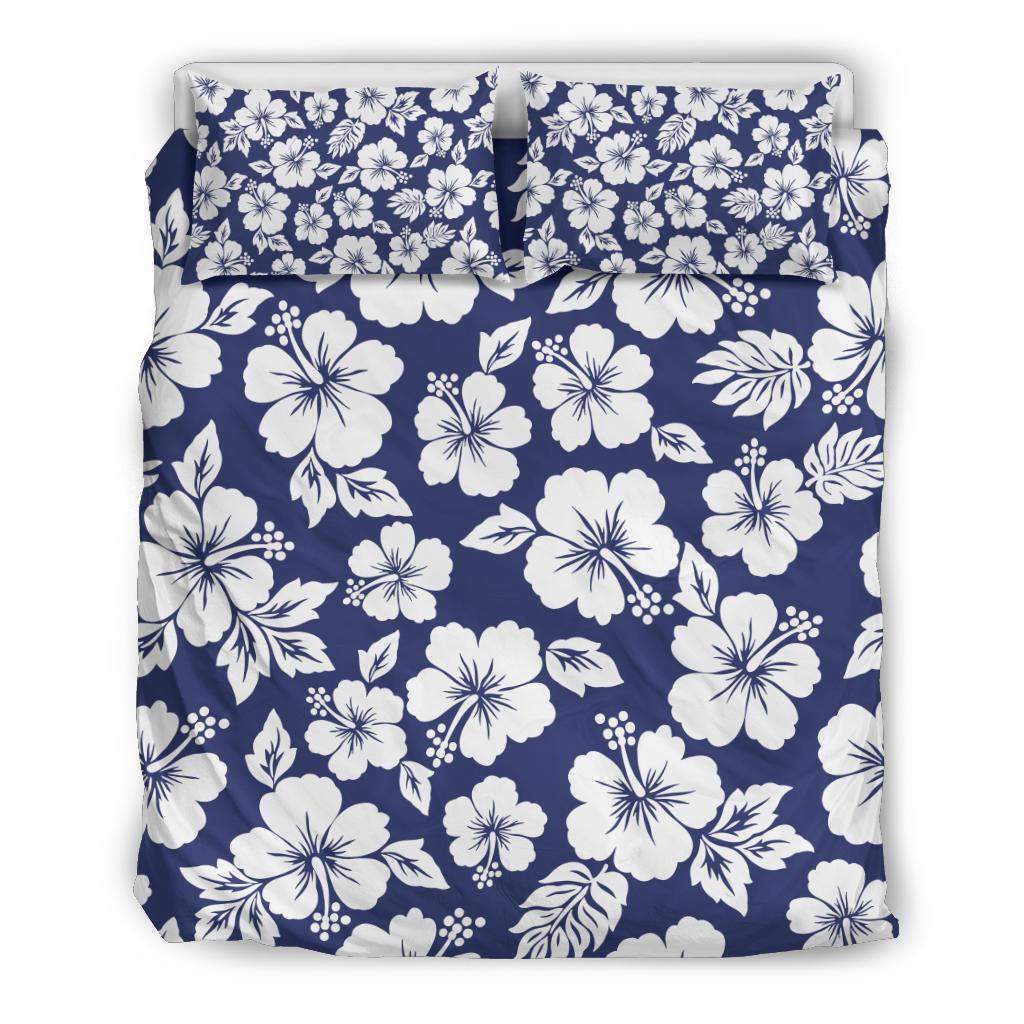 Hibiscus Pattern Print Design HB012 Duvet Cover Bedding Set-JORJUNE.COM
