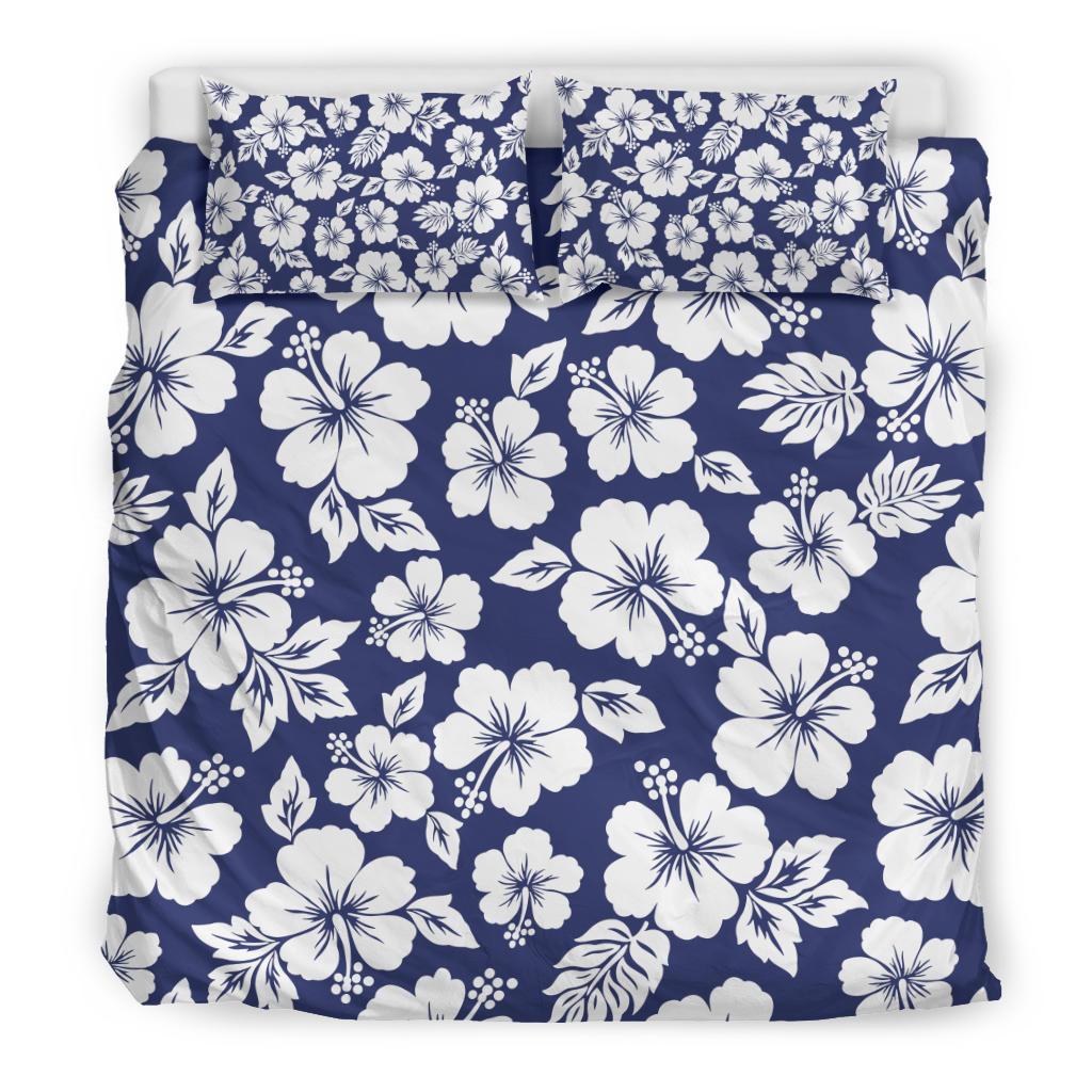 Hibiscus Pattern Print Design HB012 Duvet Cover Bedding Set-JORJUNE.COM