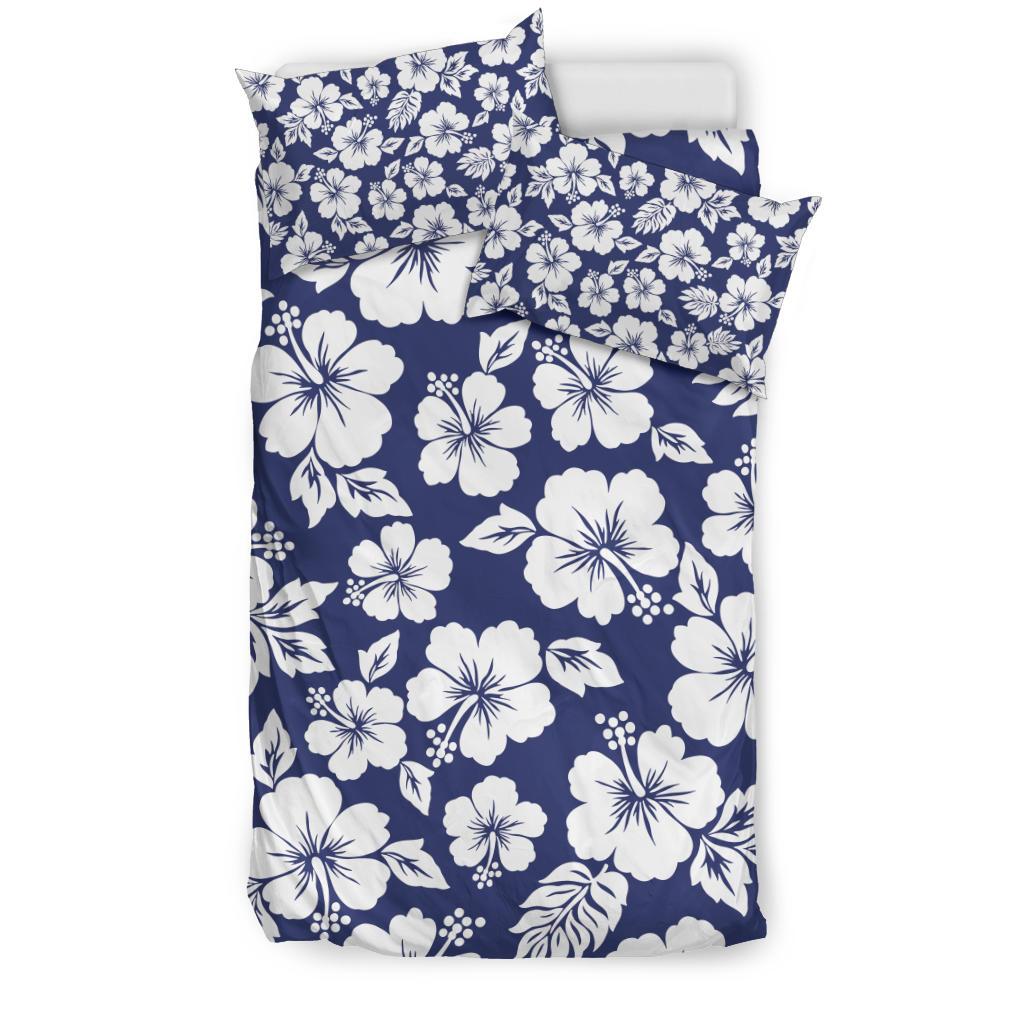 Hibiscus Pattern Print Design HB012 Duvet Cover Bedding Set-JORJUNE.COM