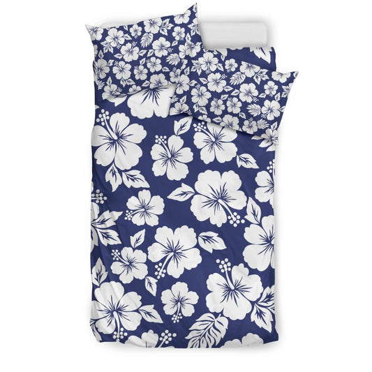 Hibiscus Pattern Print Design HB012 Duvet Cover Bedding Set-JORJUNE.COM