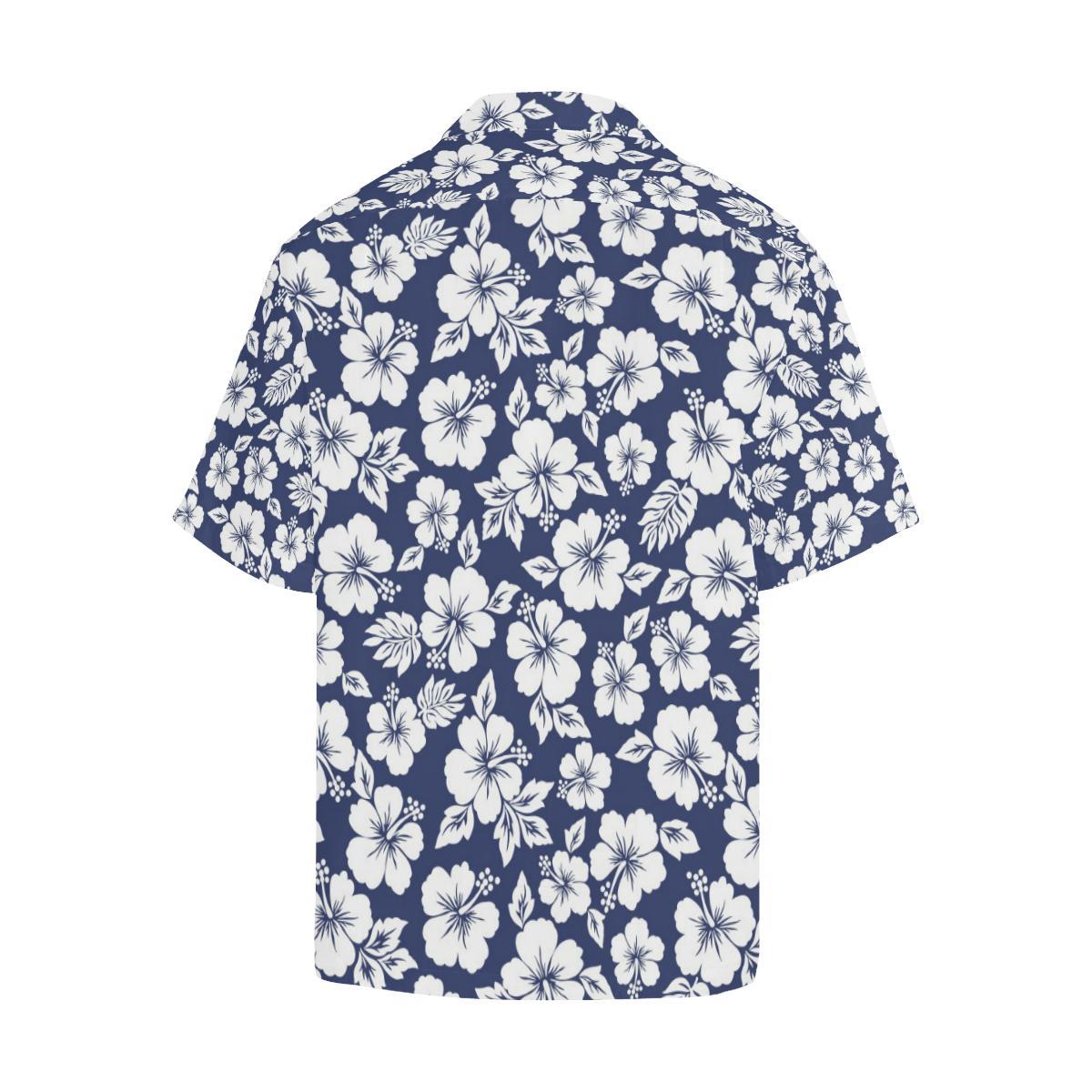 Hibiscus Pattern Print Design HB012 Men Hawaiian Shirt-JorJune