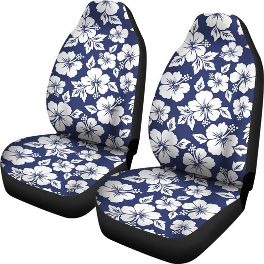 Hibiscus Pattern Print Design HB012 Universal Fit Car Seat Covers-JorJune