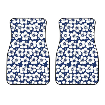 Hibiscus Pattern Print Design HB013 Car Floor Mats-JorJune