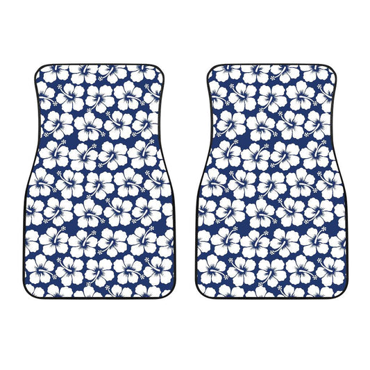 Hibiscus Pattern Print Design HB013 Car Floor Mats-JorJune