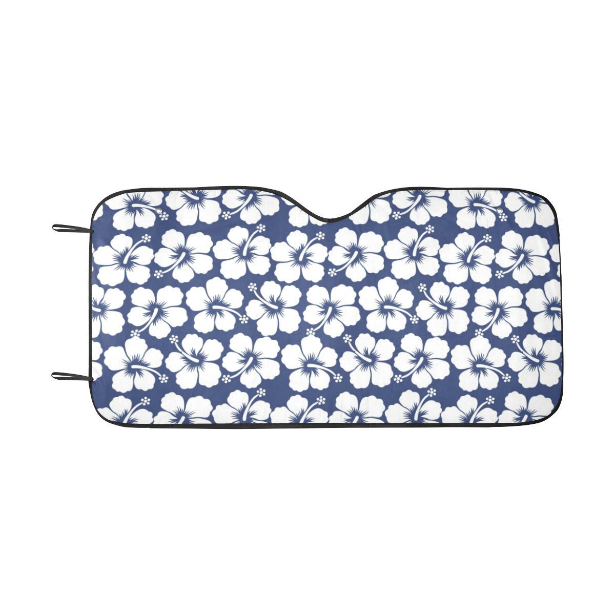 Hibiscus Pattern Print Design HB013 Car Sun Shade-JorJune