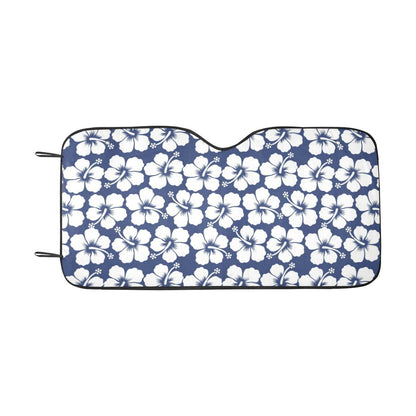Hibiscus Pattern Print Design HB013 Car Sun Shade-JorJune