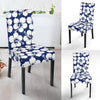 Hibiscus Pattern Print Design HB013 Dining Chair Slipcover-JORJUNE.COM