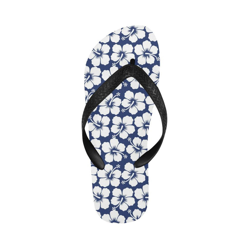 Hibiscus Pattern Print Design HB013 Flip Flops-JorJune