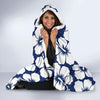 Hibiscus Pattern Print Design HB013 Hooded Blanket-JORJUNE.COM