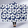 Hibiscus Pattern Print Design HB013 Hooded Blanket-JORJUNE.COM