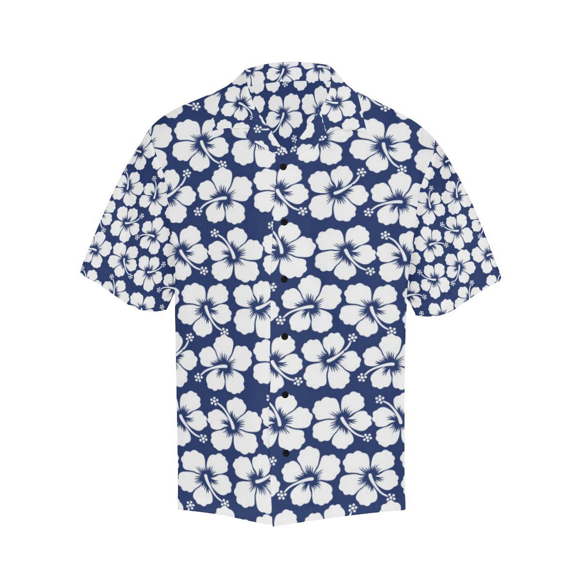 Hibiscus Pattern Print Design HB013 Men Hawaiian Shirt-JorJune