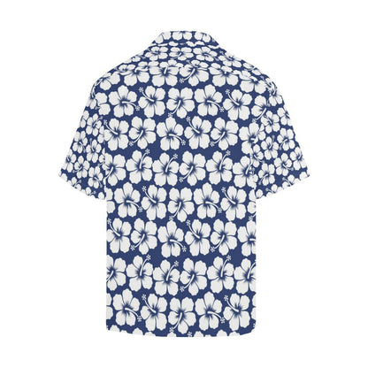 Hibiscus Pattern Print Design HB013 Men Hawaiian Shirt-JorJune