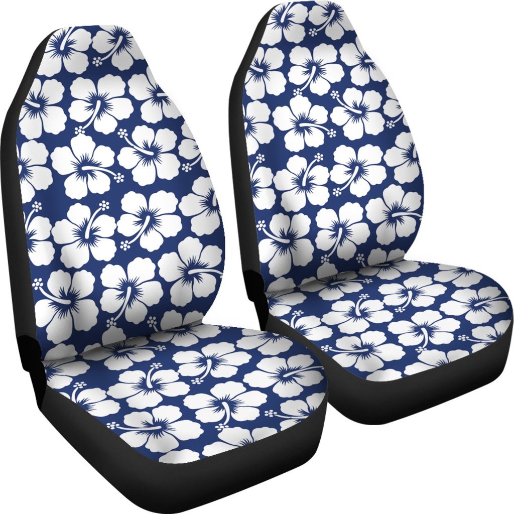 Hibiscus Pattern Print Design HB013 Universal Fit Car Seat Covers-JorJune