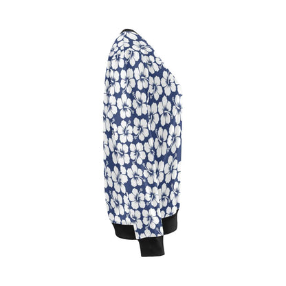 Hibiscus Pattern Print Design HB013 Women Long Sleeve Sweatshirt-JorJune
