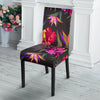 Hibiscus Pattern Print Design HB014 Dining Chair Slipcover-JORJUNE.COM