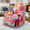 Hibiscus Pattern Print Design HB020 Recliner Slipcover-JORJUNE.COM