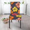 Hibiscus Pattern Print Design HB024 Dining Chair Slipcover-JORJUNE.COM