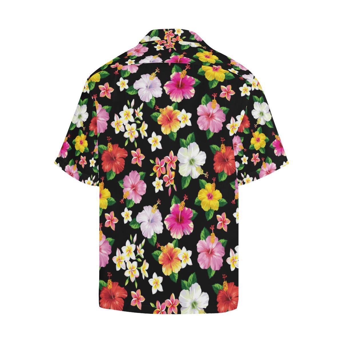 Hibiscus Pattern Print Design HB025 Men Hawaiian Shirt-JorJune
