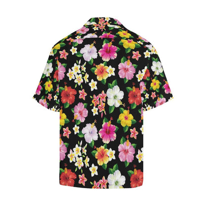 Hibiscus Pattern Print Design HB025 Men Hawaiian Shirt-JorJune