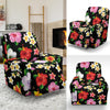 Hibiscus Pattern Print Design HB025 Recliner Slipcover-JORJUNE.COM