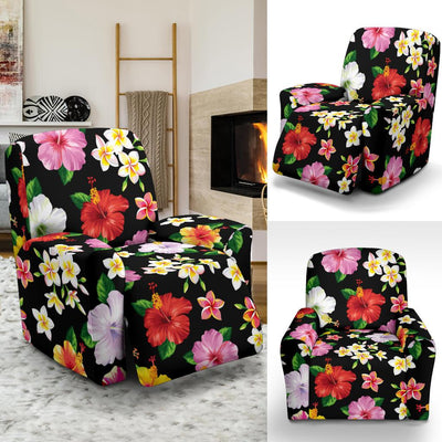 Hibiscus Pattern Print Design HB025 Recliner Slipcover-JORJUNE.COM