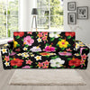 Hibiscus Pattern Print Design HB025 Sofa Slipcover-JORJUNE.COM