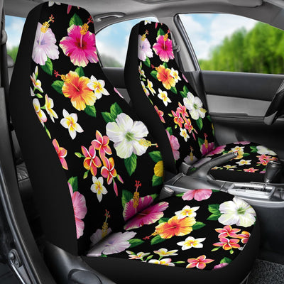 Hibiscus Pattern Print Design HB025 Universal Fit Car Seat Covers-JorJune