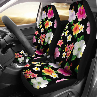 Hibiscus Pattern Print Design HB025 Universal Fit Car Seat Covers-JorJune