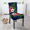 Hibiscus Pattern Print Design HB028 Dining Chair Slipcover-JORJUNE.COM