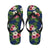 Hibiscus Pattern Print Design HB028 Flip Flops-JorJune