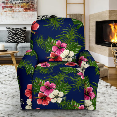 Hibiscus Pattern Print Design HB028 Recliner Slipcover-JORJUNE.COM