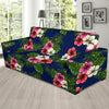 Hibiscus Pattern Print Design HB028 Sofa Slipcover-JORJUNE.COM