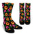 Hibiscus Pattern Print Design HB029 Crew Socks-JORJUNE.COM