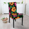 Hibiscus Pattern Print Design HB029 Dining Chair Slipcover-JORJUNE.COM