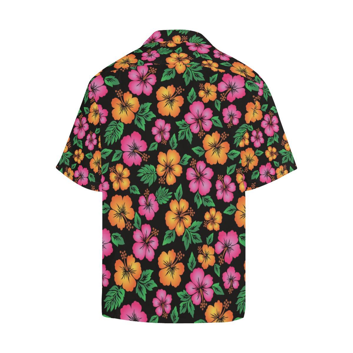 Hibiscus Pattern Print Design HB029 Men Hawaiian Shirt-JorJune
