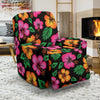 Hibiscus Pattern Print Design HB029 Recliner Slipcover-JORJUNE.COM