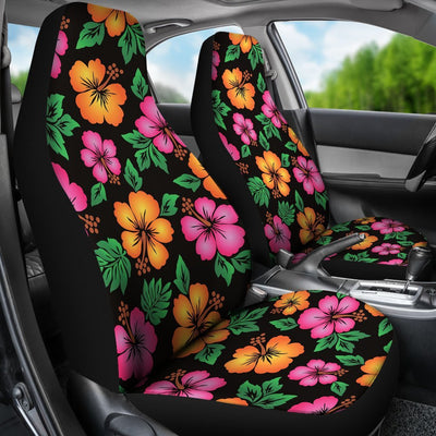 Hibiscus Pattern Print Design HB029 Universal Fit Car Seat Covers-JorJune