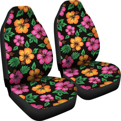 Hibiscus Pattern Print Design HB029 Universal Fit Car Seat Covers-JorJune