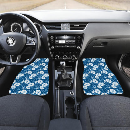Hibiscus Pattern Print Design HB03 Car Floor Mats-JorJune