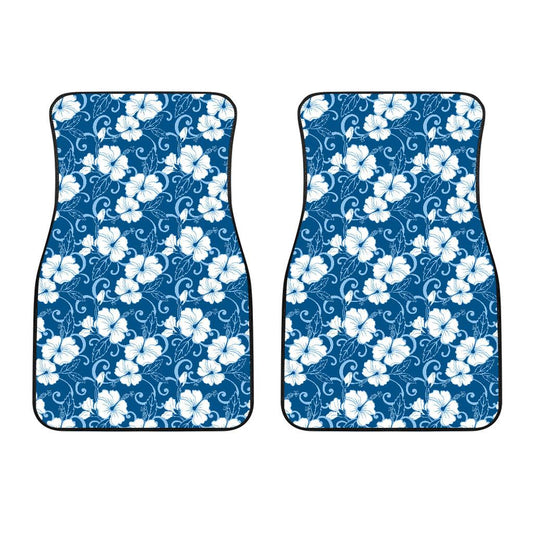 Hibiscus Pattern Print Design HB03 Car Floor Mats-JorJune