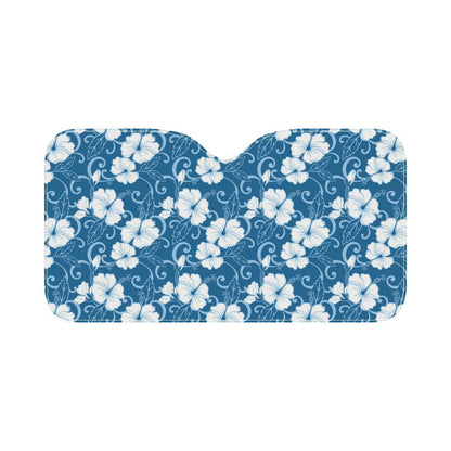 Hibiscus Pattern Print Design HB03 Car Sun Shade-JorJune