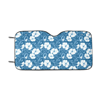 Hibiscus Pattern Print Design HB03 Car Sun Shade-JorJune