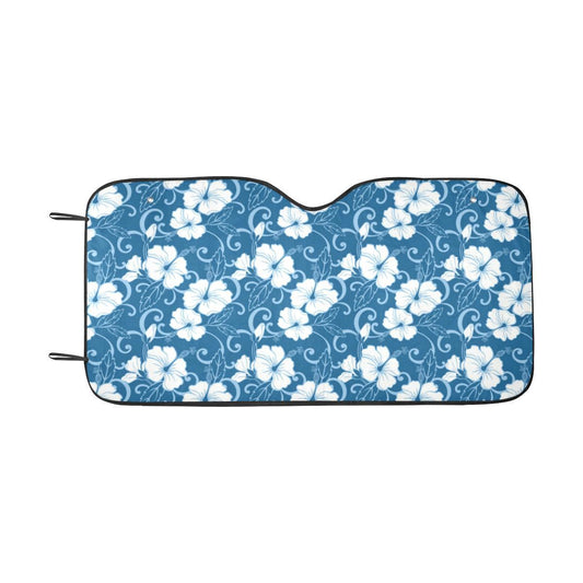 Hibiscus Pattern Print Design HB03 Car Sun Shade-JorJune