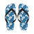 Hibiscus Pattern Print Design HB03 Flip Flops-JorJune