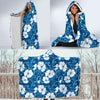 Hibiscus Pattern Print Design HB03 Hooded Blanket-JORJUNE.COM