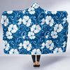 Hibiscus Pattern Print Design HB03 Hooded Blanket-JORJUNE.COM