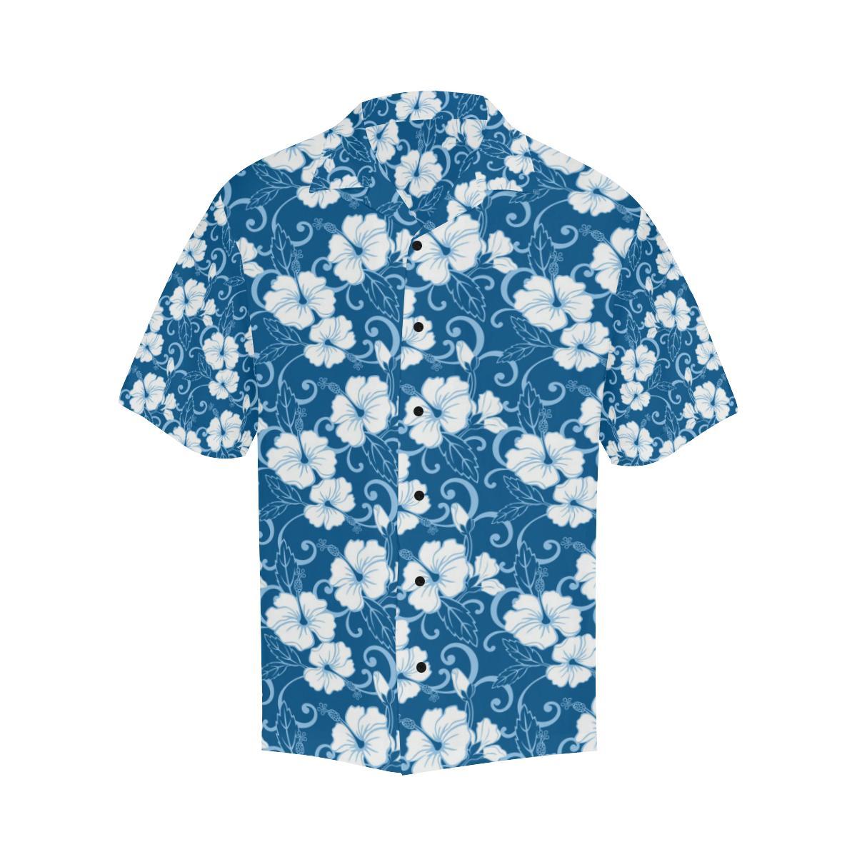 Hibiscus Pattern Print Design HB03 Men Hawaiian Shirt-JorJune